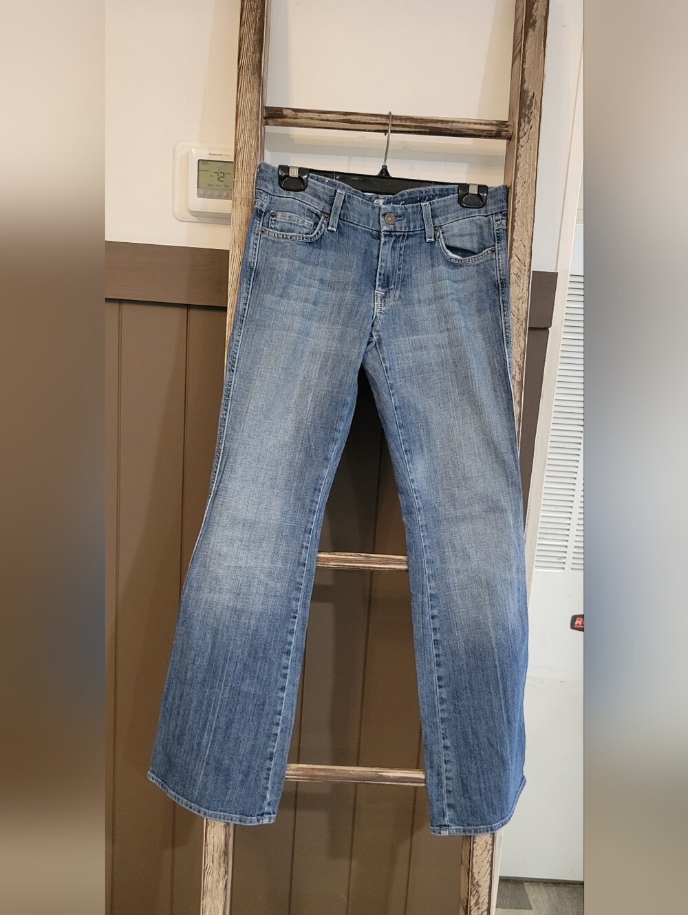 7 For All Mankind Medium Blue Denim Jeans